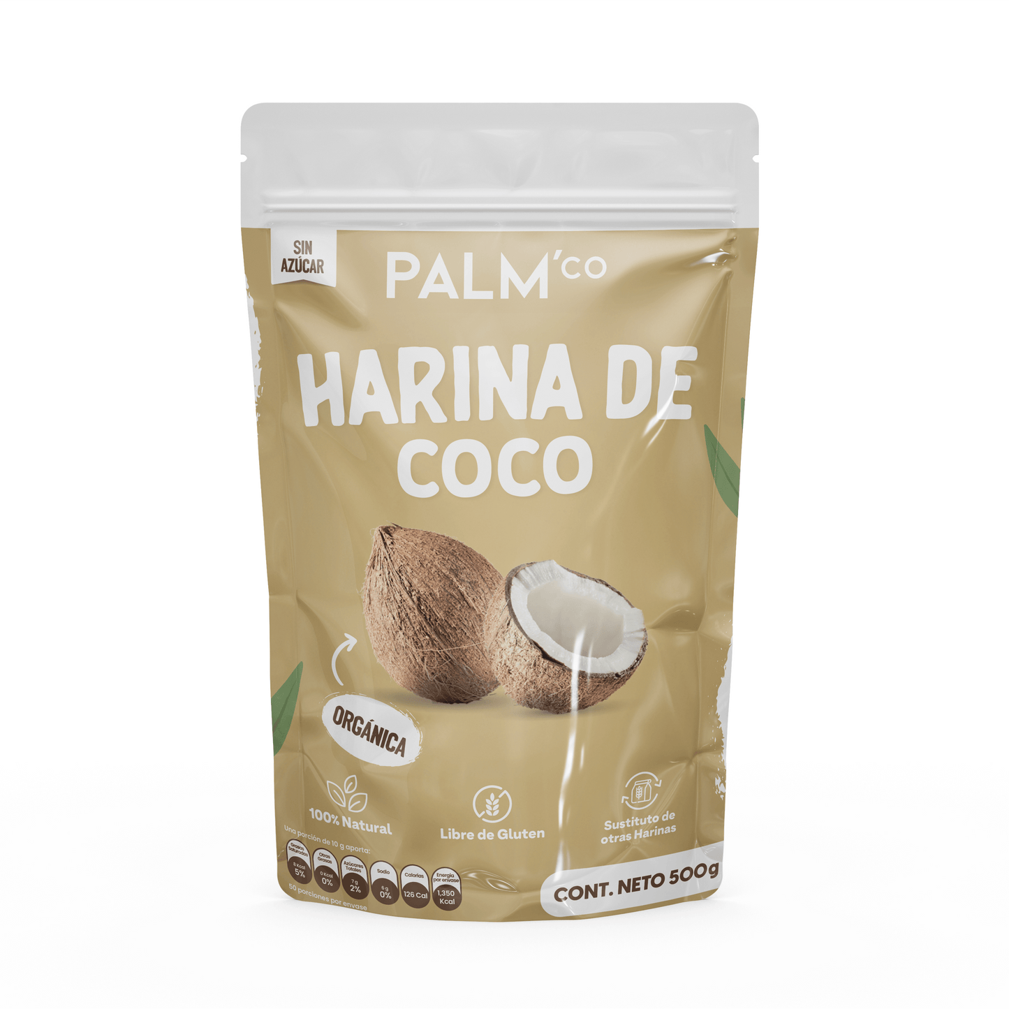 Harina de Coco – 100% Natural, Sin Azúcar Añadida