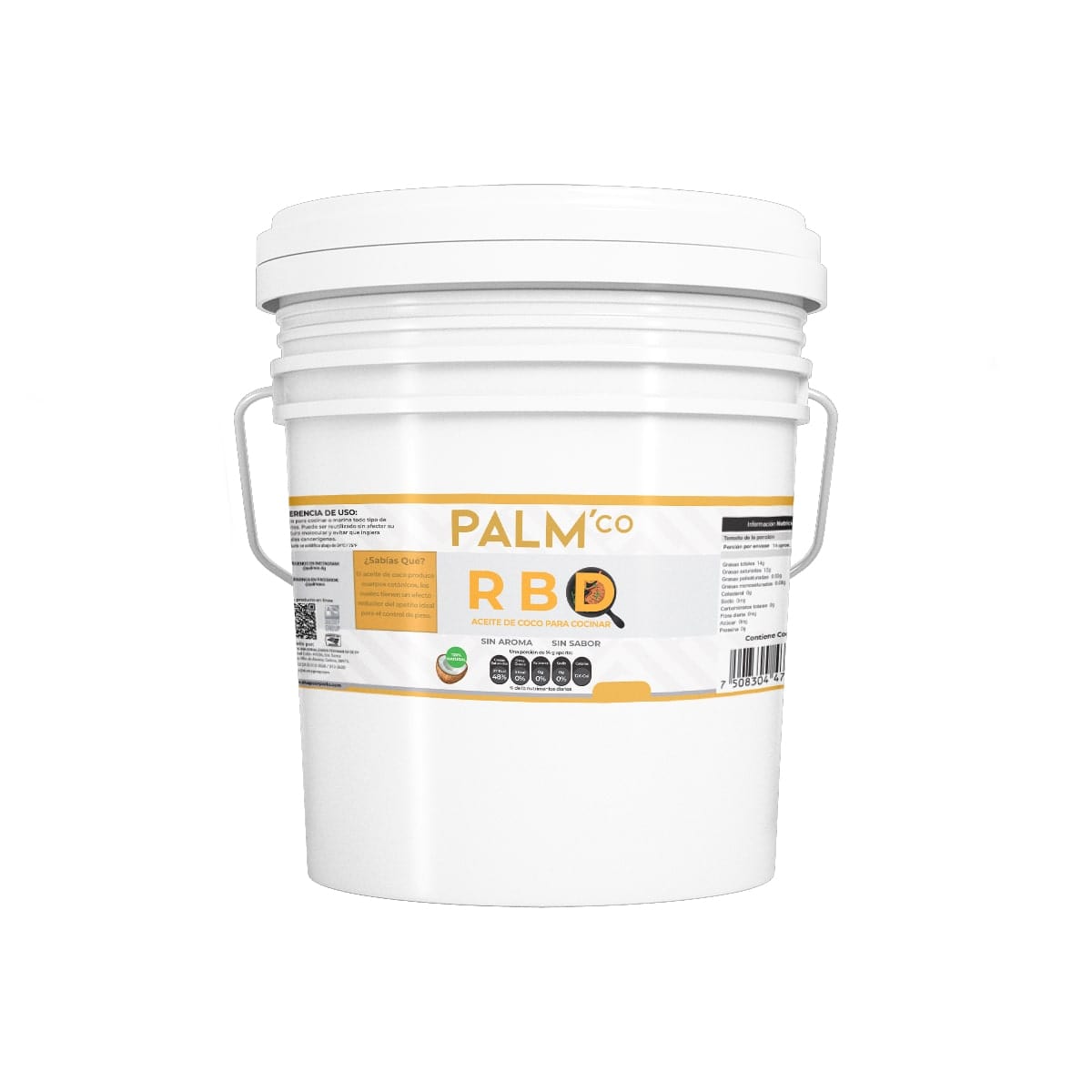 Aceite de Coco Desodorizado – Sin Olor, Sin Sabor, 100% Natural