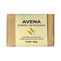 Jabón Artesanal de Avena a base de Aceite de Coco 100% Natural