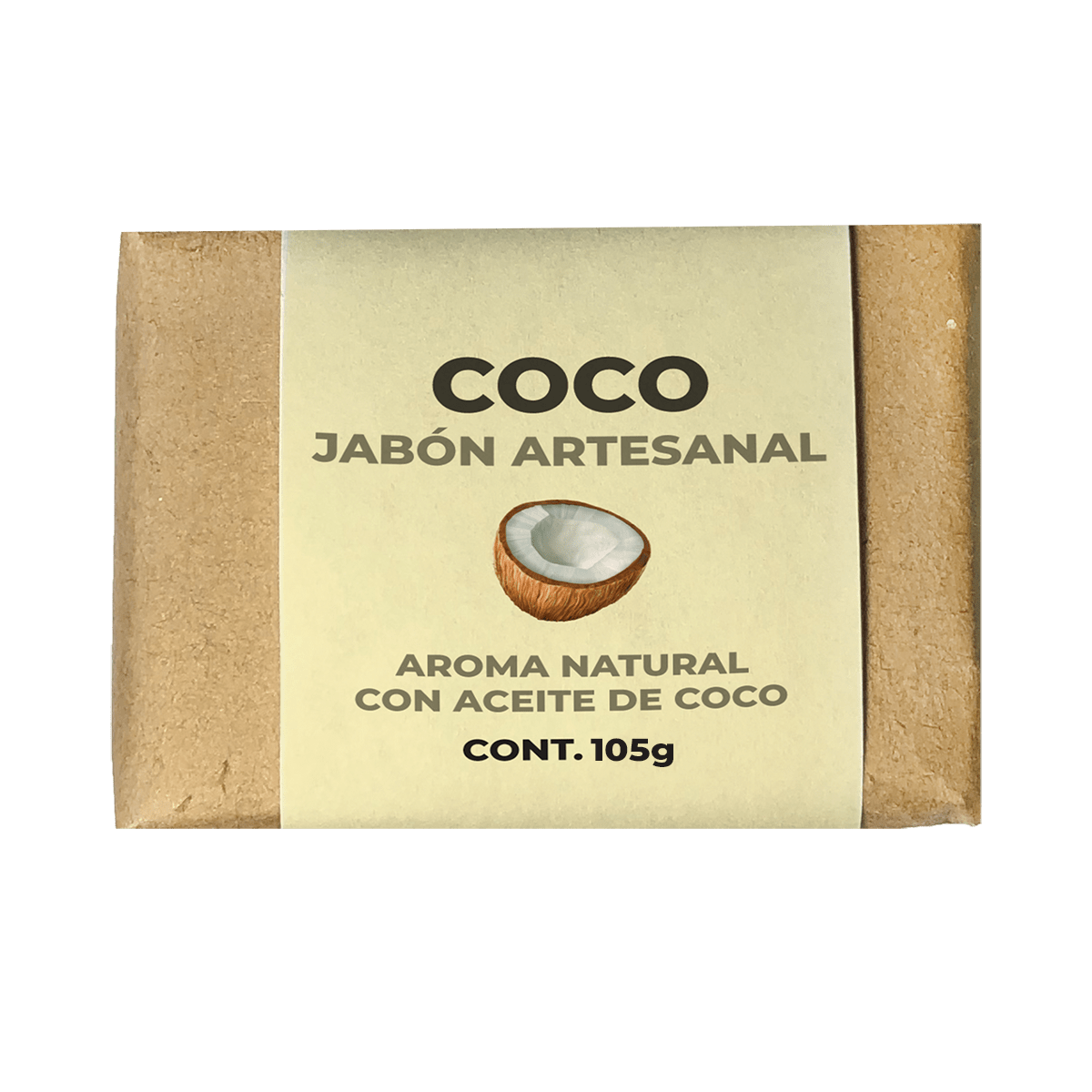 Jabón Artesanal de Coco – 100% Natural, Hidratante y Suave con la Piel