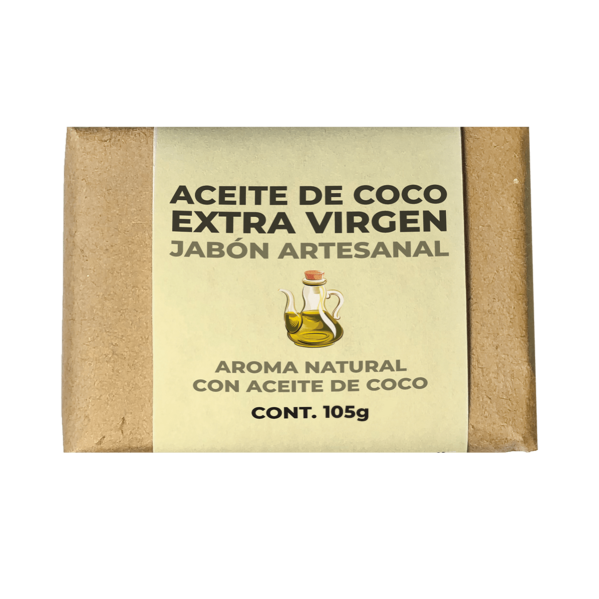 Jabón Artesanal de Aceite de Coco Extra Virgen