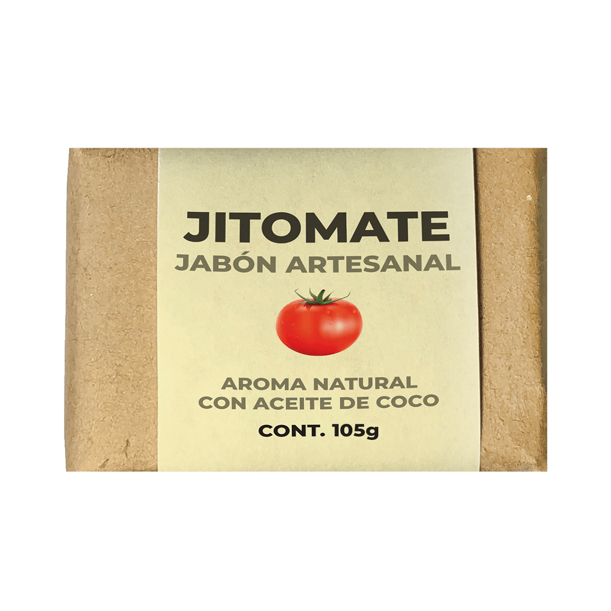 Jabón Artesanal de Jitomate con Aceite de Coco