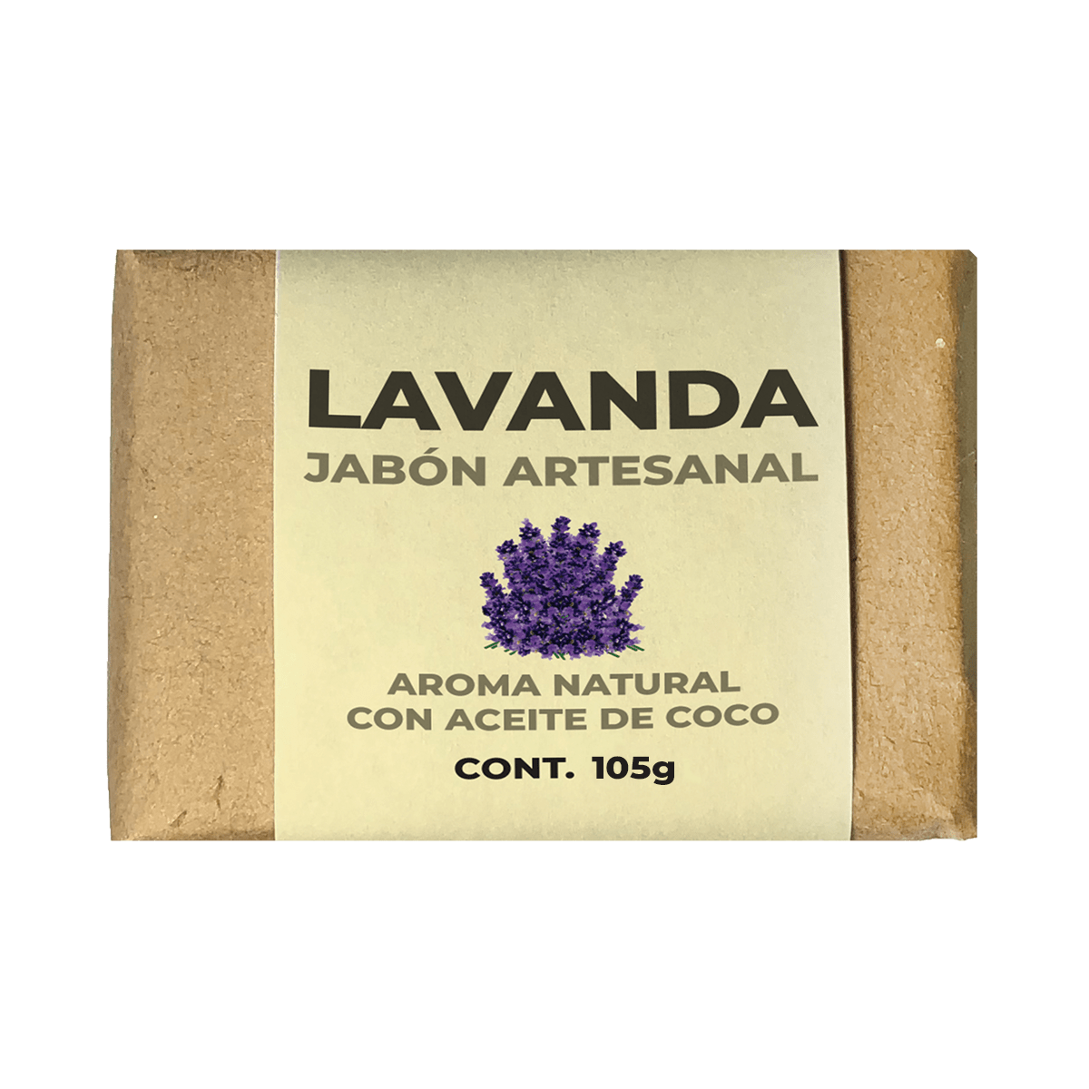 Jabón Artesanal En Barra De Lavanda 105 G Shopcorporis 2359