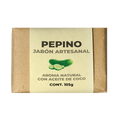 Jabón Artesanal Pepino con Aceite de Coco