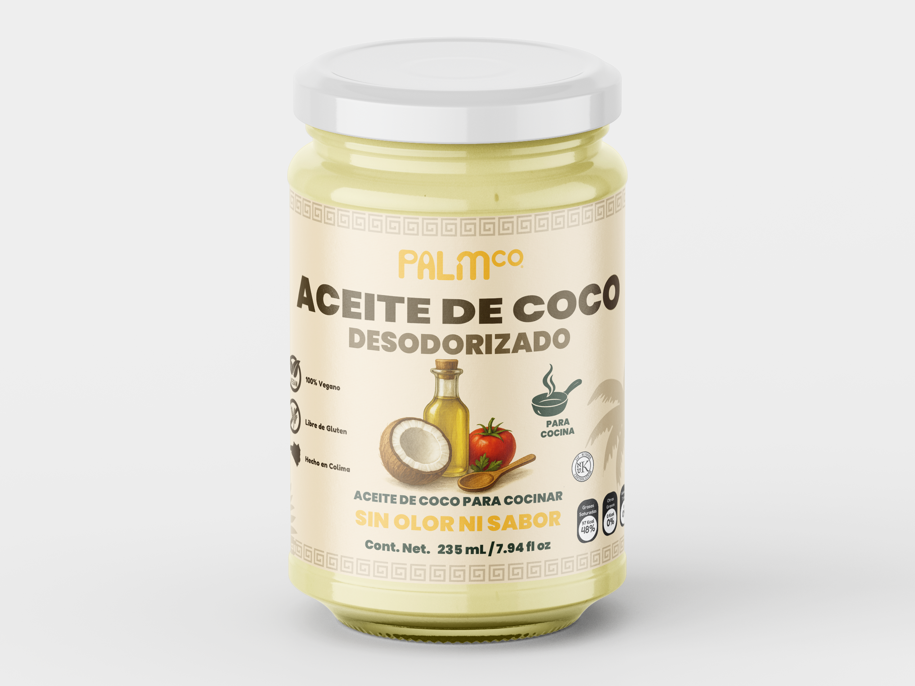 Aceite de Coco Desodorizado – Sin Olor, Sin Sabor, 100% Natural