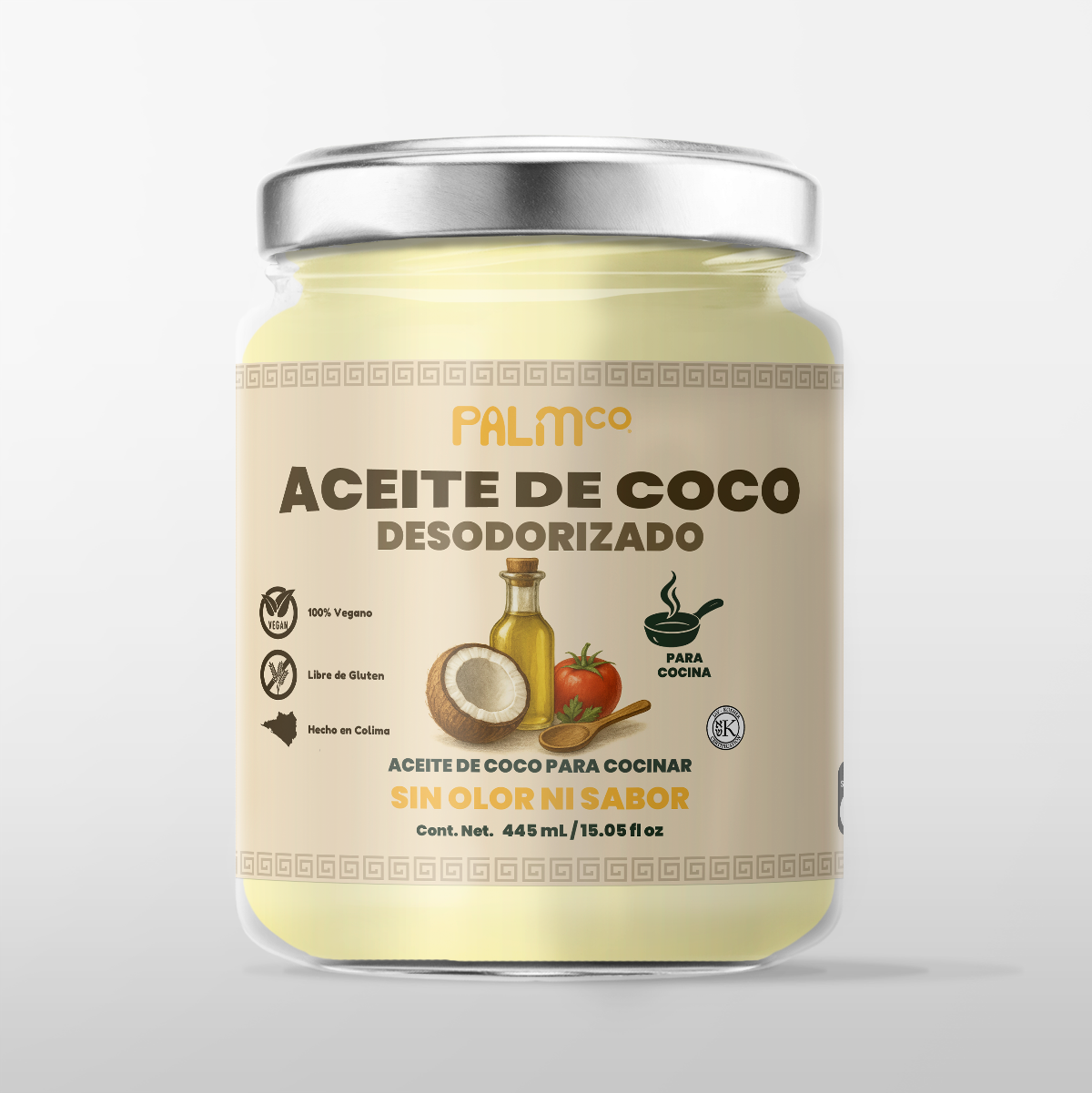 Aceite de Coco Desodorizado – Sin Olor, Sin Sabor, 100% Natural