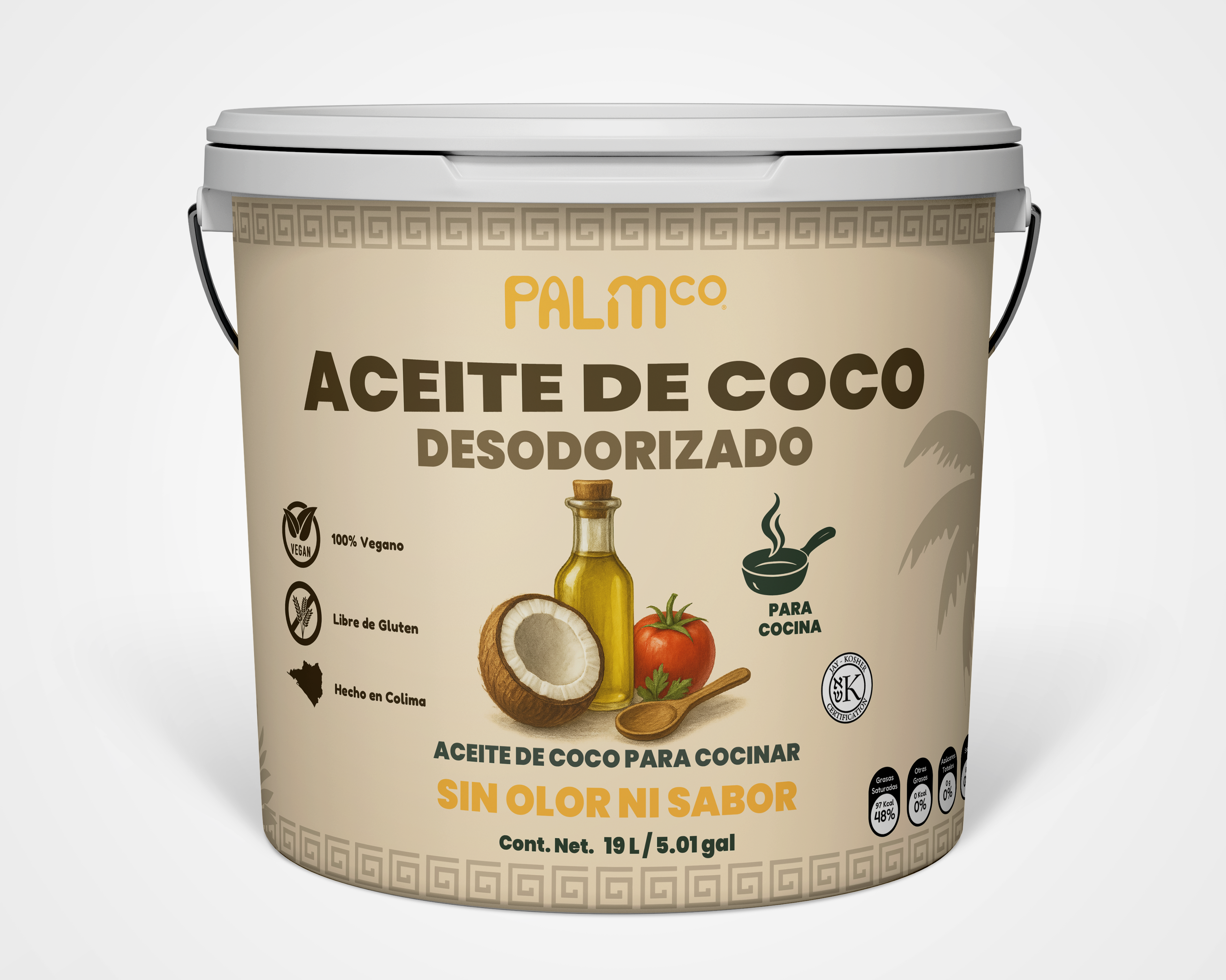 Aceite de Coco Desodorizado – Sin Olor, Sin Sabor, 100% Natural