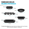 Set de 6 Moldes para Hornear Antiadherentes