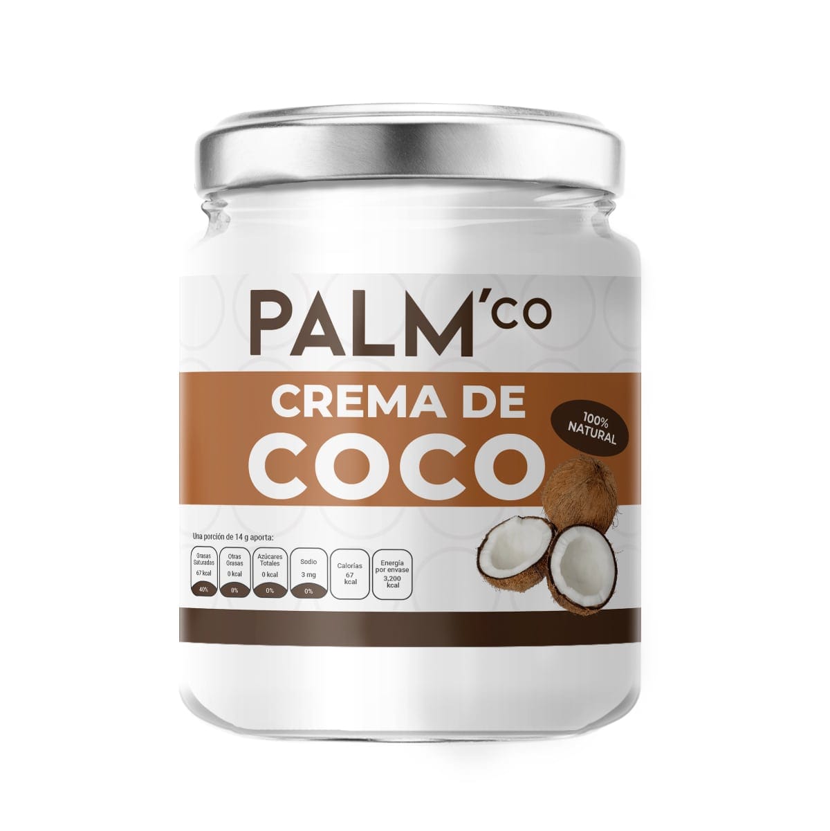 Crema de Coco 100% Pura – Sin Azúcar, Sin Conservadores