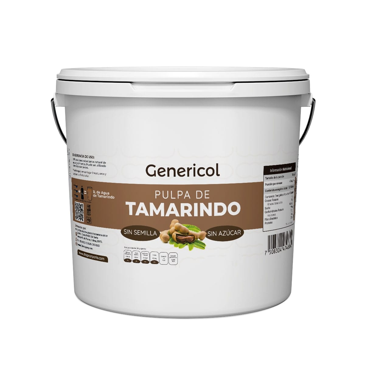 Pulpa de Tamarindo Pura – Sin Azúcar, Sin Hueso, 100% Natural